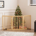 Dog Gate, Freestanding for Doorways, Pet Gates for Bedroom, 3 Panels by Algherohein