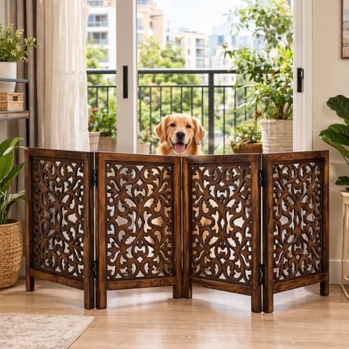 Freestanding Wood Pet Gate - Image 3