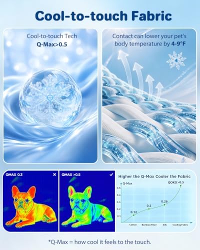 Cooling Dog Bed for Small Medium Dogs - Image 2