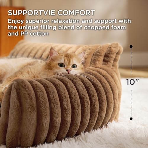 Bedsure ComfyFleece® Shown on TV Fluffy Dog Couch - Image 3