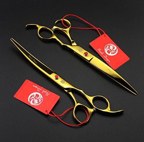 Purple Dragon 7.0 inch Dog Grooming Scissors Set - Image 4