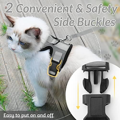 rabbitgoo Cat Harness and Leash Set, Escape Proof Vest - Image 5