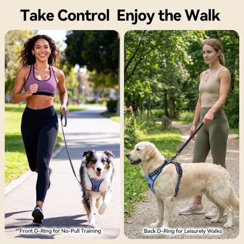 PHOEPET No Pull Dog Harness Reflective Adjustable - Image 3