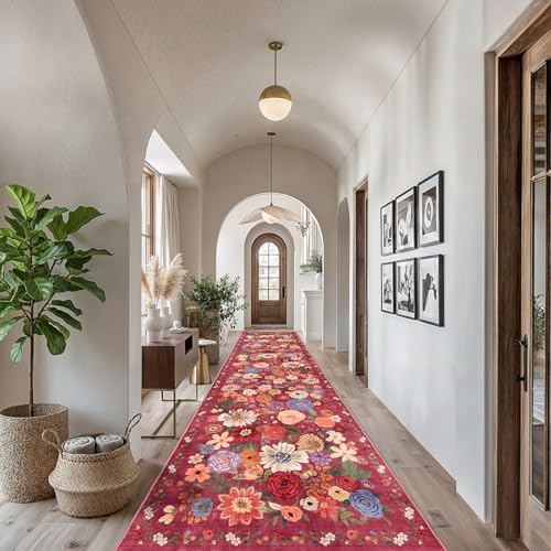 Rug for Hallways Kitchen Runner Rug 2'6"x14' by WelcometoBabovid