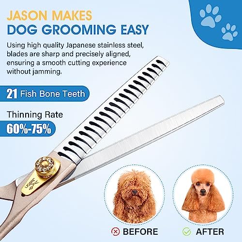JASON Dog Grooming Chunker Scissors - Image 3
