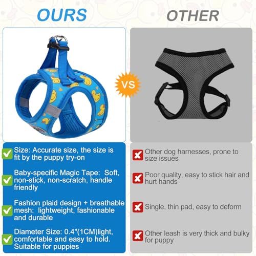 BEAUTYZOO Dog Harness Medium Sized and Leash Set, No Pull Pet Vest - Image 6