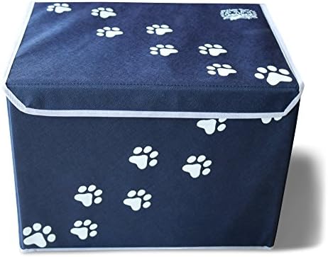 Feline Ruff Large Dog Toys Storage Box 16" x 12" Pet Toy Storage Basket - Image 2