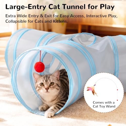 Tempcore Cat Tunnel, 3-Way Collapsible Toy - Image 3