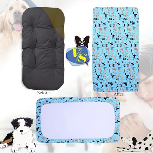 Dog Bed Covers Replacement Washable Elastic Edged 52" x 28" x 6" - Image 2