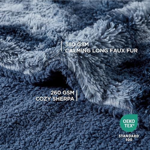 Bedsure Waterproof Dog Blanket for Small Dogs Cats Fluffy Faux Fur - Image 3