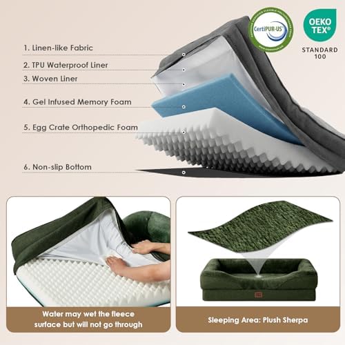 EHEYCIGA Orthopedic XXL Dog Bed - Image 3