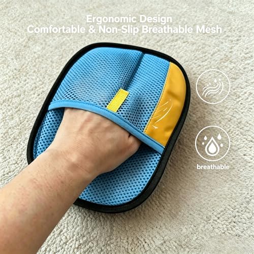 SHIAWASENA Pet Hair Remover Gloves, 2 Pack Electrostatic Deshedding Mitt - Image 6
