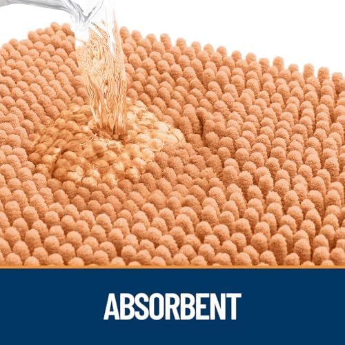 OLANLY Dog Door Mat for Muddy Paws 54x32, Super Absorbent Chenille Mud Mat - Image 3
