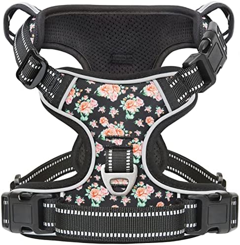 Timos Dog Harness Medium Sized, Quick Release 3 Buckles by Timos