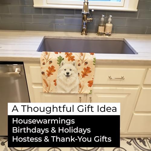Caroline's Treasures Samoyed Dogs Kitchen Towel 15x25 in - Image 5