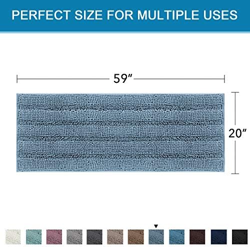H.VERSAILTEX Bathroom Rugs Bath Mat Runner Rug Non Slip Kitchen Rug Extra Long - Image 2