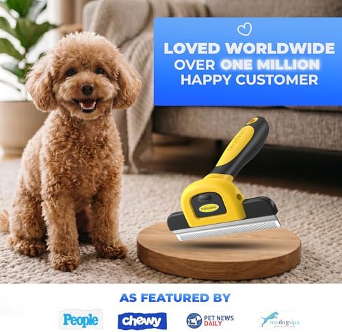 DakPets Stainless Steel Deshedding and Dematting Tool | Professional Pet - Image 6