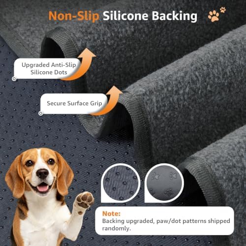 LOOBANI Washable Pee Pads for Dogs, 2 Pack Fast Absorbent Dog Mats - Image 3