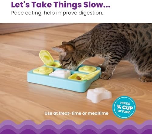 Catstages Nina Ottosson Kitty Cube Puzzle Cat Toy Treat Puzzle - Image 4
