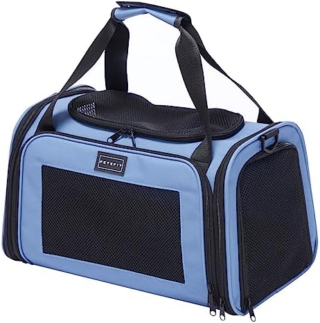 PETSFIT Pet Carrier, Small and Medium Cats, Puppies Up to 12 Lbs by Petsfit