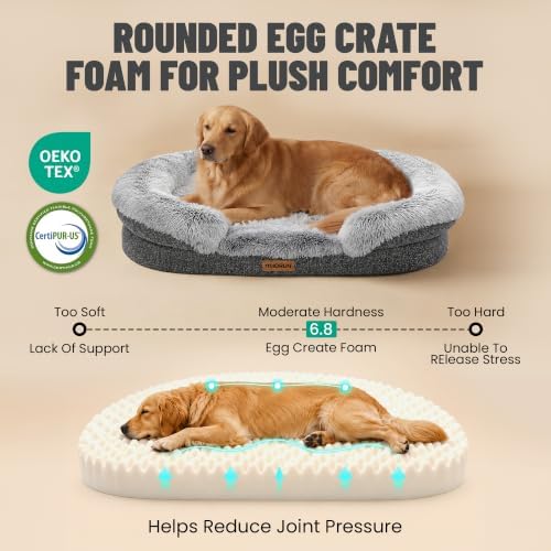 Miorun Fluffy Orthopedic Dog Beds Large Sized Dog - Image 4