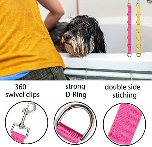 Dog Grooming Loops Extension Strap 2 PCS 6 D-Ring Dogs Grooming Table Arm - Image 3