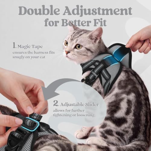 rabbitgoo Cat Harness and Leash Set, Step-in Soft Vest - Image 3