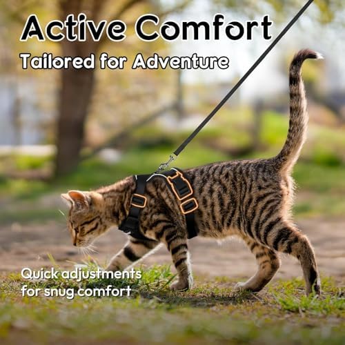 Dooradar Cat Harness and Leash Set, Adjustable and Escape Proof - Image 4