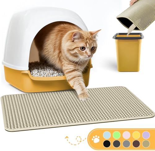 Powools Cat Litter Mat, 23.2 x 14.6 in, Waterproof by Powools