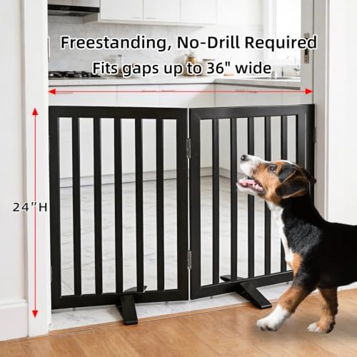 ZJSF Freestanding Indoor Dog Gate - Image 2