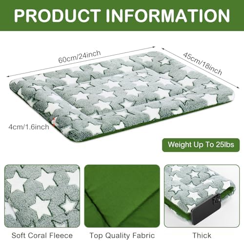 VitalCozy 4 Pcs Dog Crate Pads Soft Warm - Image 2