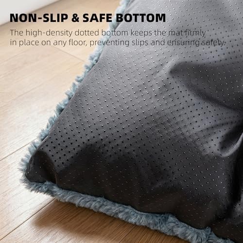 Dog Bed Washable Pet Bed for Small Dogs and Cat, Sea Blue M - Image 4