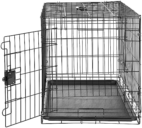 Amazon Basics Portable Metal Wire Dog Crate - Image 3