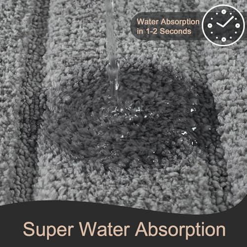AROGAN Extra Long Bathroom Runner Rugs 24x80 Inch Bath Rug Non Slip - Image 6