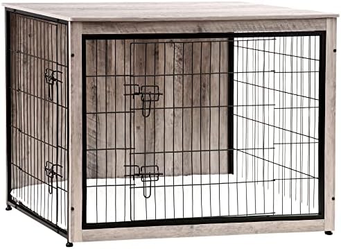DWANTON 43.3" XXL Dog Crate Furniture by DWANTON