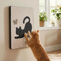 Ownpets Wall Cat Scratcher, Cute Vertical Cat Scratching Board, Wall Mounted by Ownpets