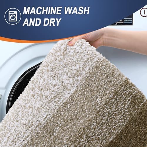 OLANLY Bathroom Runner Rug 47x17, Extra Soft Absorbent Microfiber Bath Rugs - Image 5