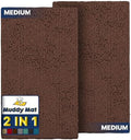 Muddy Mat® 2-Piece Brown Medium 30"X19" AS-SEEN-ON-TV Highly Absorbent by MuddyMat%C2%AE