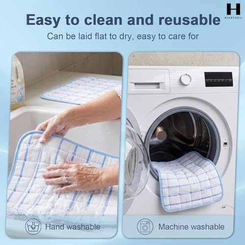 8 Pack Small Animal Cooling Mats, 17 x 11.6 Inch Washable Rabbit & Guinea Pig - Image 7