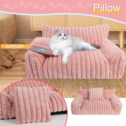 Cute Cat Couch Bed for Indoor Cats, Dog Beds for Small Dogs Couch - Image 2
