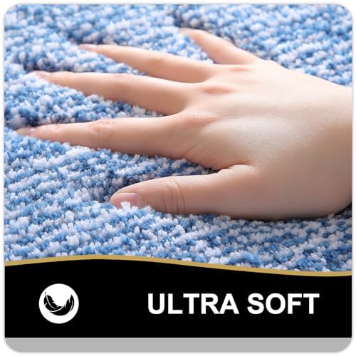OLANLY Bathroom Runner Rugs 47x20, Long Bath Mats - Image 2
