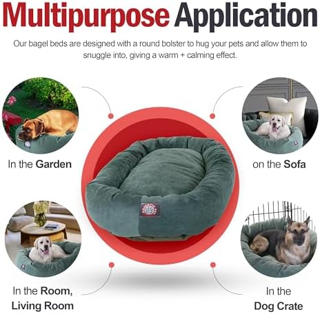 Majestic Pet Micro Velvet Dog Bed, 52 Inch X-Large - Image 5