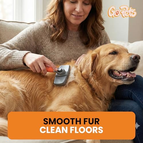 GoPets Self-Cleaning Slicker Brush - Image 6