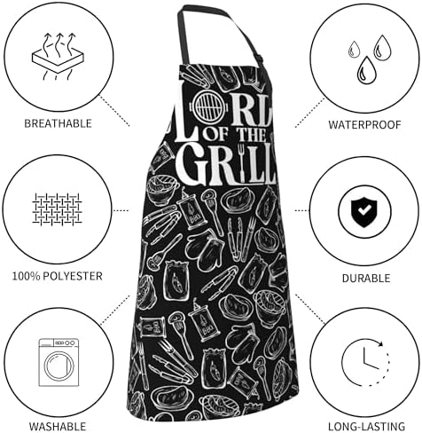 Art Apron with Pocket for Women Men - Image 3
