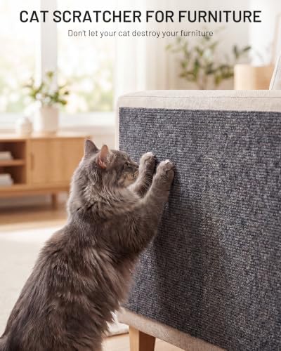 Cat Couch Scratcher for Furniture Protection, Self-Adhesive Cat Scratching Mat - Image 7