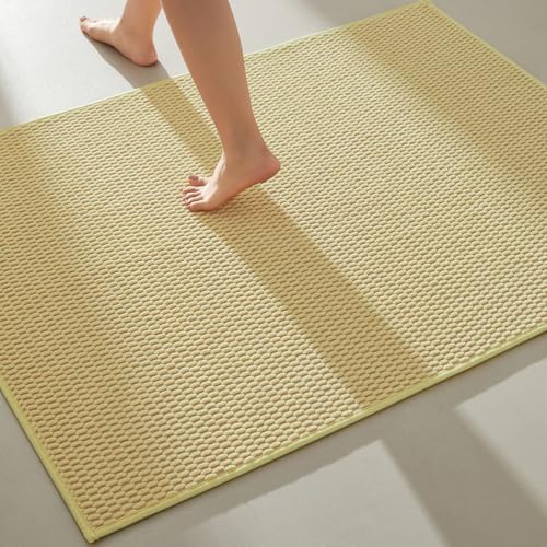 TYUU Large Bathroom Rugs Non Slip Washable Bath Rugs Super Absorbent Bathroom by TYUU