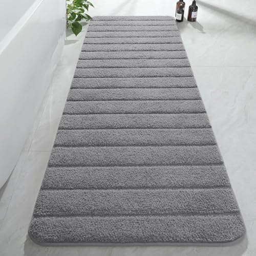 AROGAN Luxury Long Bathroom Runner Rugs 24x72 Inch Bath Rug Non Slip by AROGANAREARUG