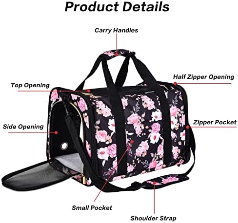 Petmolico Cat Carrier Soft-Sided Airline Approved - Image 4