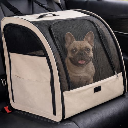 Dog Car Seat for Small Medium Dogs & Cats, Soft-Sided by Unknown