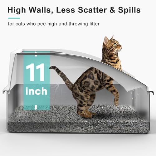 Stainless Steel Litter Box | XL Enclosed Cat Litter Boxes - Image 4